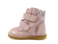 Angulus mauve glitter winter boot with TEX